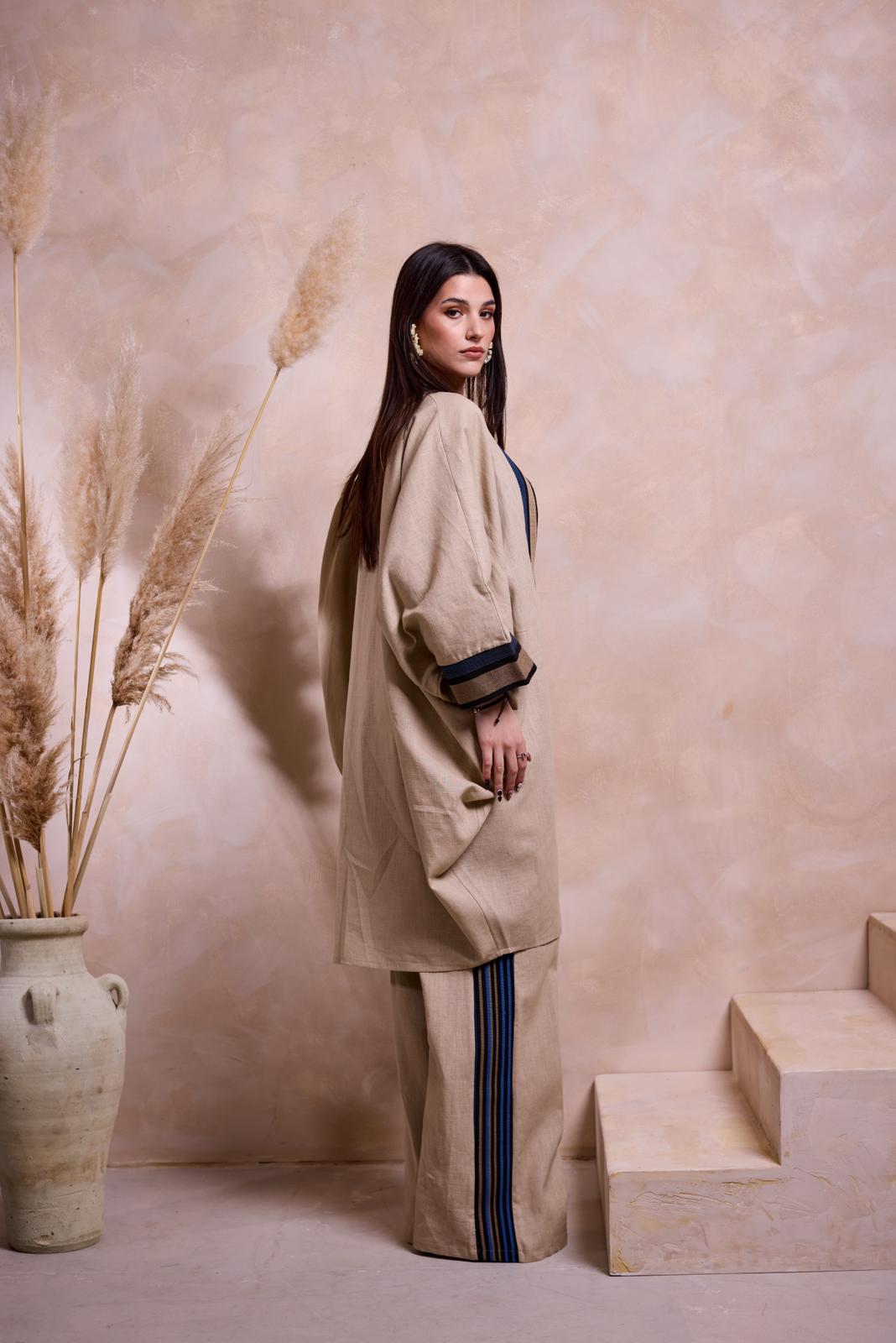Anike Robe & Trousers Set