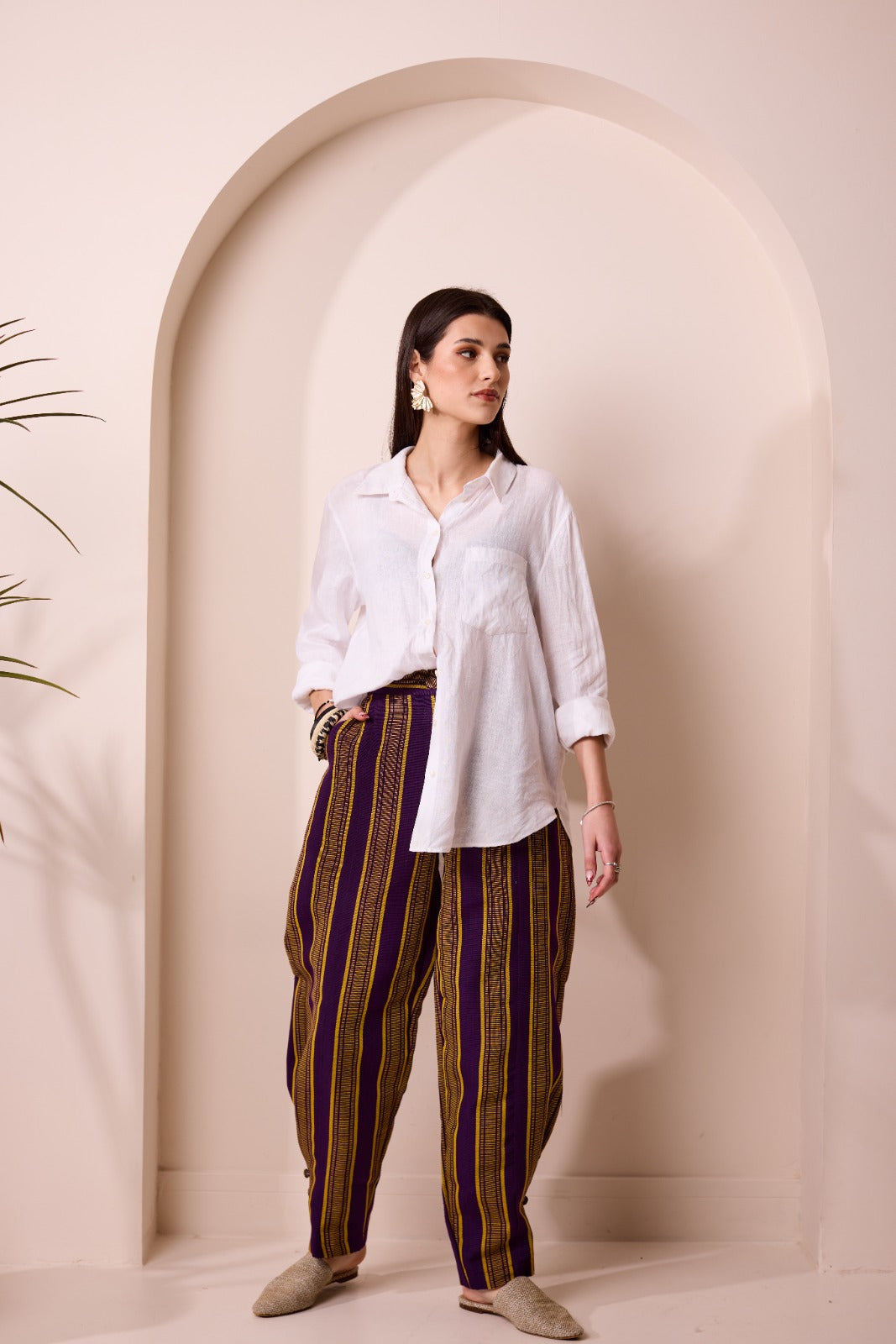 Morẹ́nikẹ́ Barrel Trousers